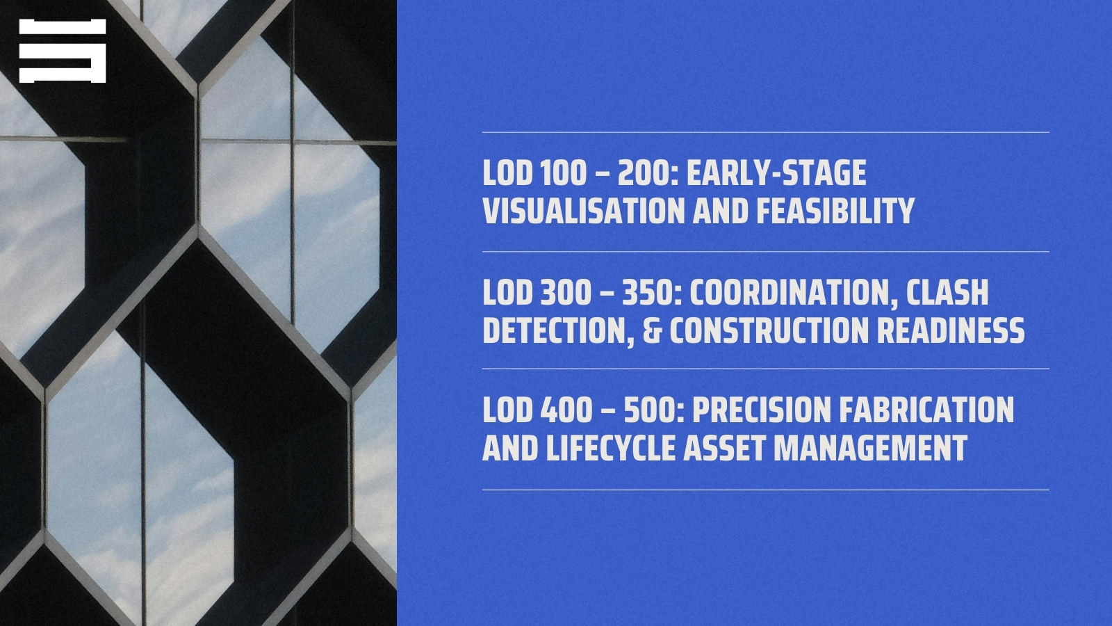 Capabilities of LOD in BIM