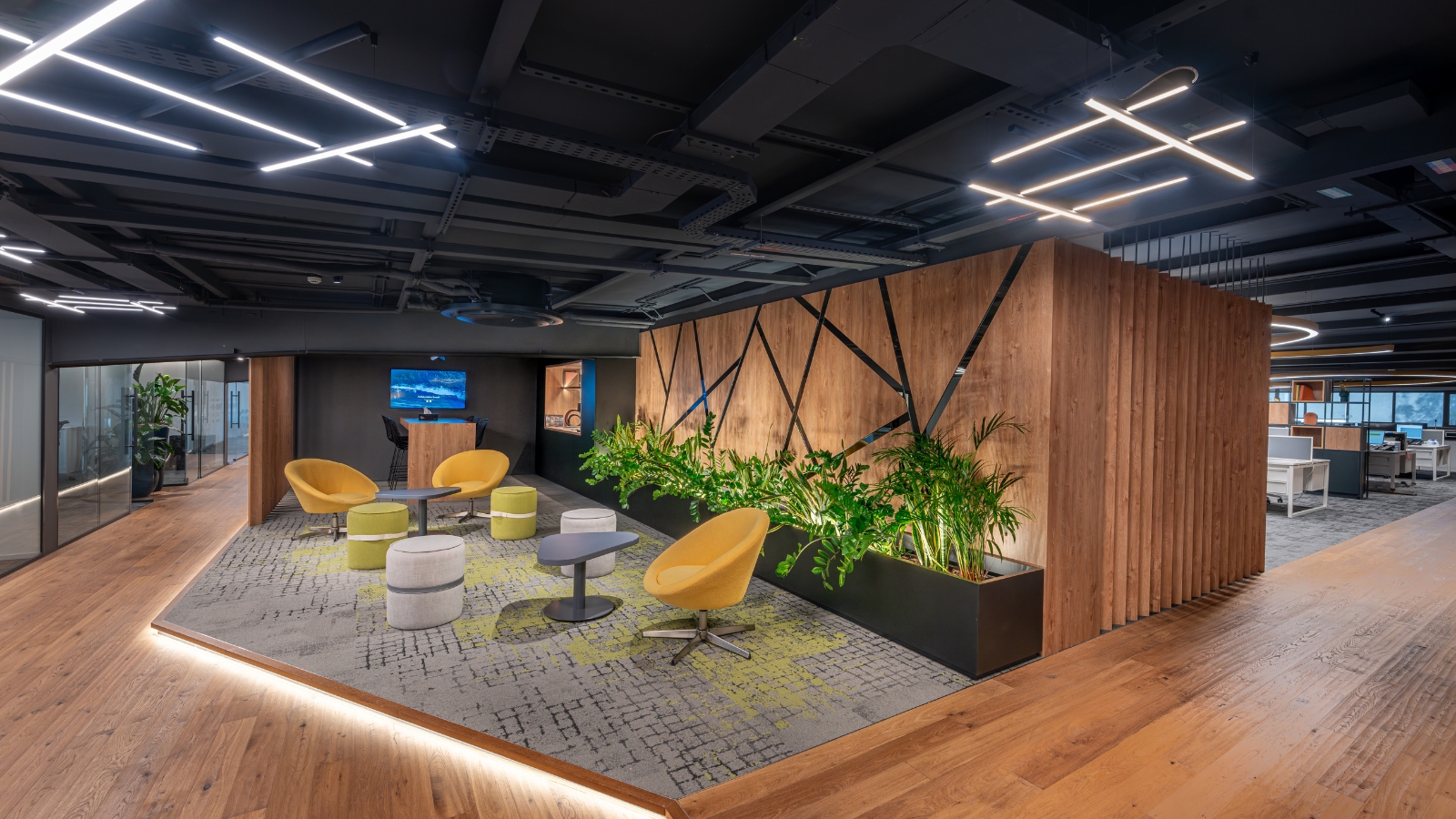 Huda Lighting Office X Stonehaven